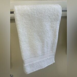 4 Turkish Cotton White Hand Towel